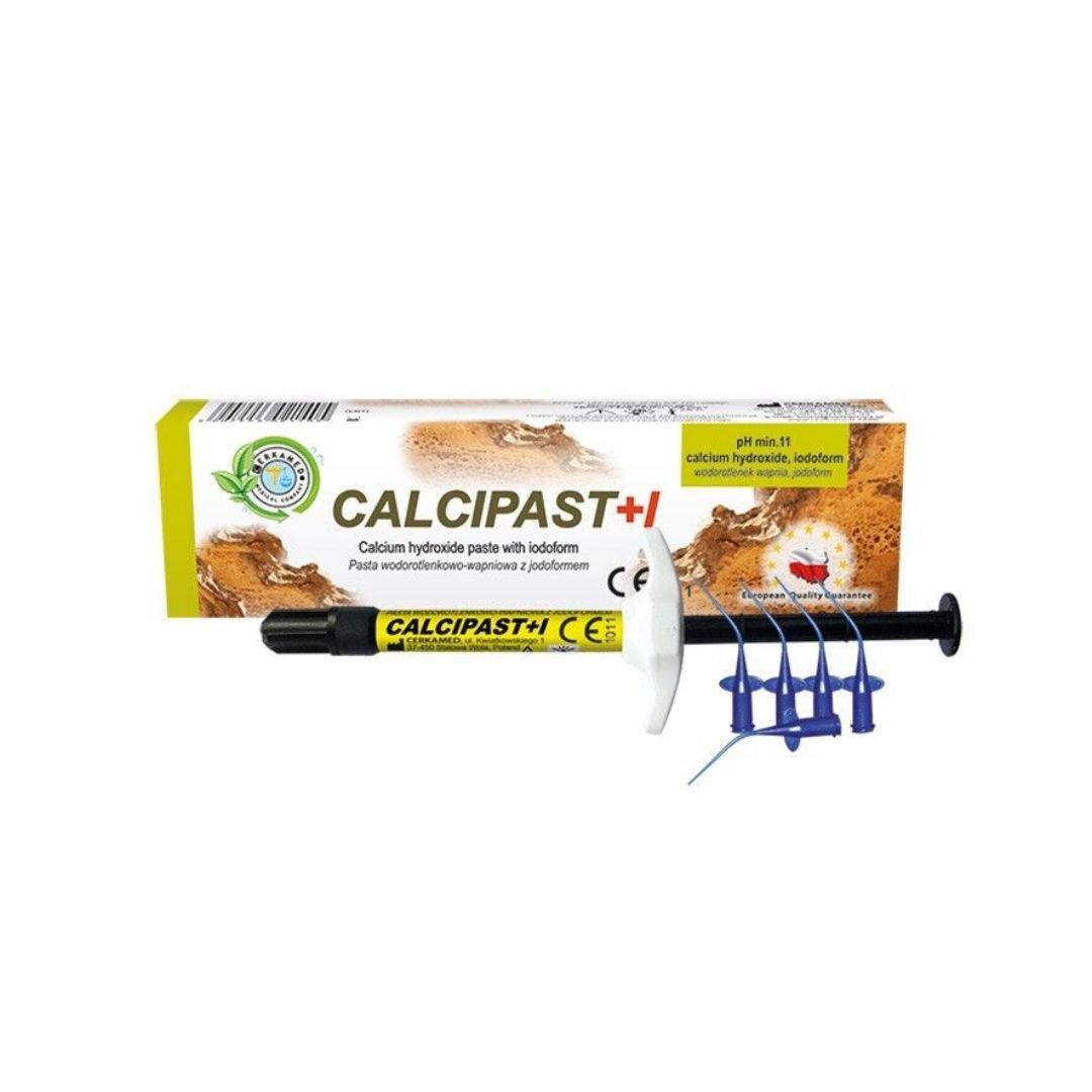CALCIPAST+I (Calcium Hydroxide enriched with Barium Sulphate and Iodoform) by www.tayatalnajoommedical (2) CALCIPAST+I (Calcium Hydroxide enriched with Barium Sulphate and Iodoform) by www.tayatalnajoommedical (1)