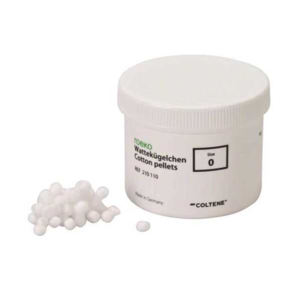 ROEKO Cotton Pellets Size 0 (4.8 mm) by www.tayatalnajoommedical.com